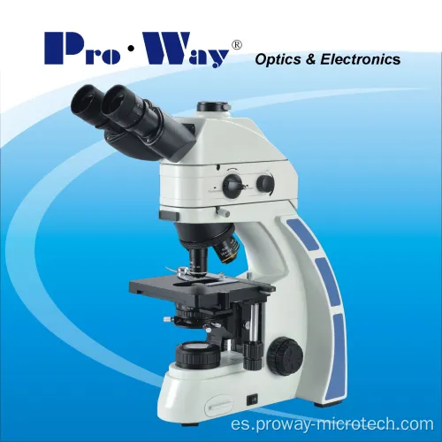 Microscopio biológico fluorescente profesional